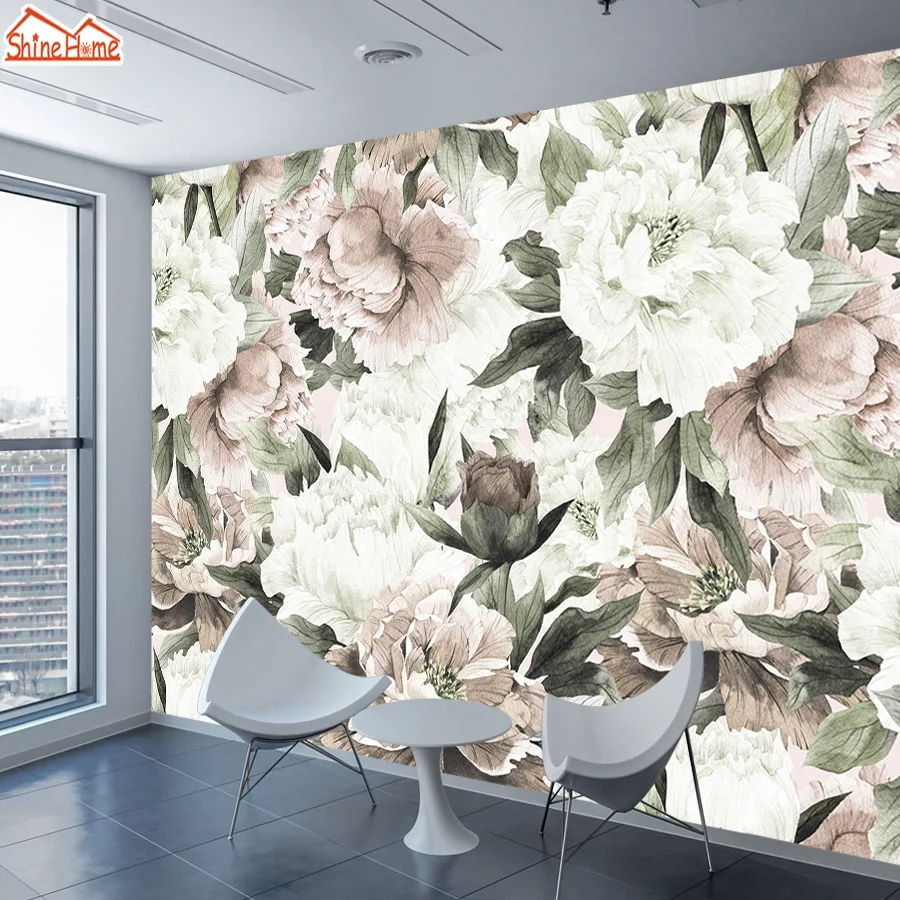 Фото Винтажная настенная бумага papel de parede s для гостиной 3 d домашний декор 3d рулоны