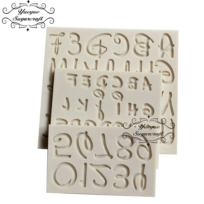 Yueyue Sugarcraft Capital/letter/number Silicone mold fondant mold cake decorating tools chocolate gumpaste mold
Yueyue Sugarcraft Capital/letter/number Silicone mold fondant mold cake decorating tools chocolate gumpaste mold