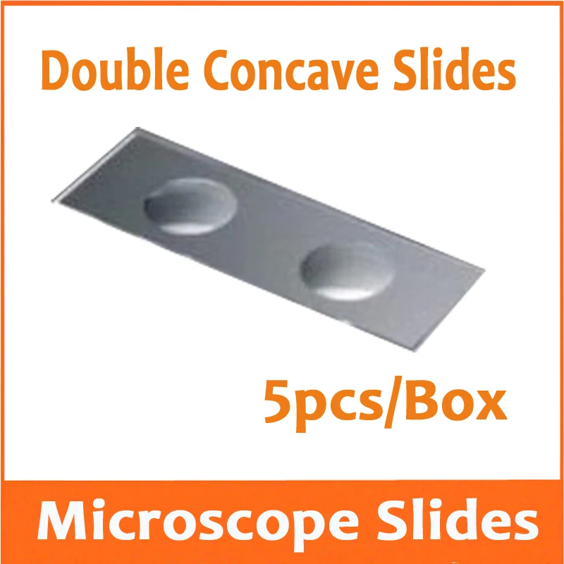 5pcs Reusable Laboratory Educational Double Concave Microscope Blank Glass Slides for Medical School 25.4x76.2mm 1" x 3"
5pcs Reusable Laboratory Educational Double Concave Microscope Blank Glass Slides for Medical School 25.4x76.2mm 1" x 3"