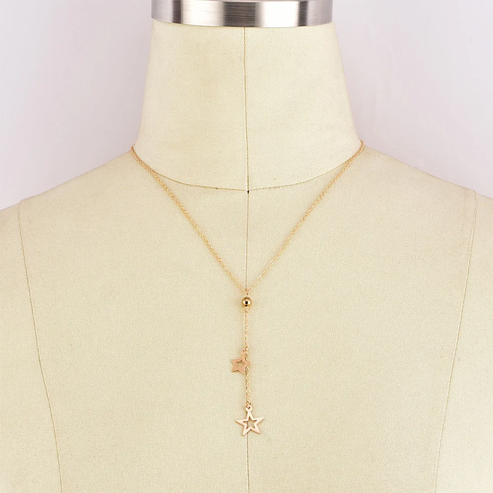 2019 New Personality Fashion Popular Simple Five-pointed Star Pendant Necklace Size Hollow Star Necklace Women Choker Necklace
2019 New Personality Fashion Popular Simple Five-pointed Star Pendant Necklace Size Hollow Star Necklace Women Choker Necklace