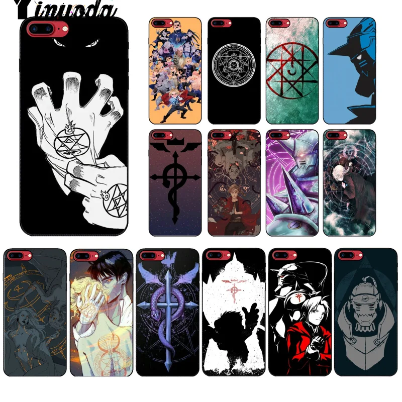 Yinuoda Full Metal Alchemist Brotherhood Anime Soft Silicone Black Phone Case for Apple iPhone 8 7 6 6S Plus X XS MAX 5 5S SE XR
Yinuoda Full Metal Alchemist Brotherhood Anime Soft Silicone Black Phone Case for Apple iPhone 8 7 6 6S Plus X XS MAX 5 5S SE XR