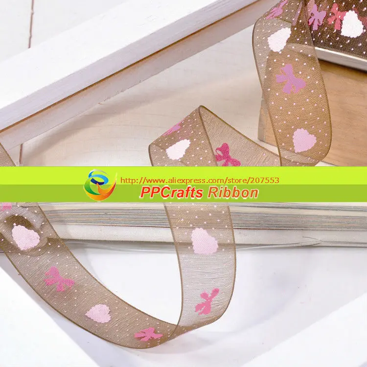5/8" 16MM Heart & Dots & Bows Printed Organza Ribbon For Girls Hair Bows DIY Making Free Shipping
5/8" 16MM Heart & Dots & Bows Printed Organza Ribbon For Girls Hair Bows DIY Making Free Shipping