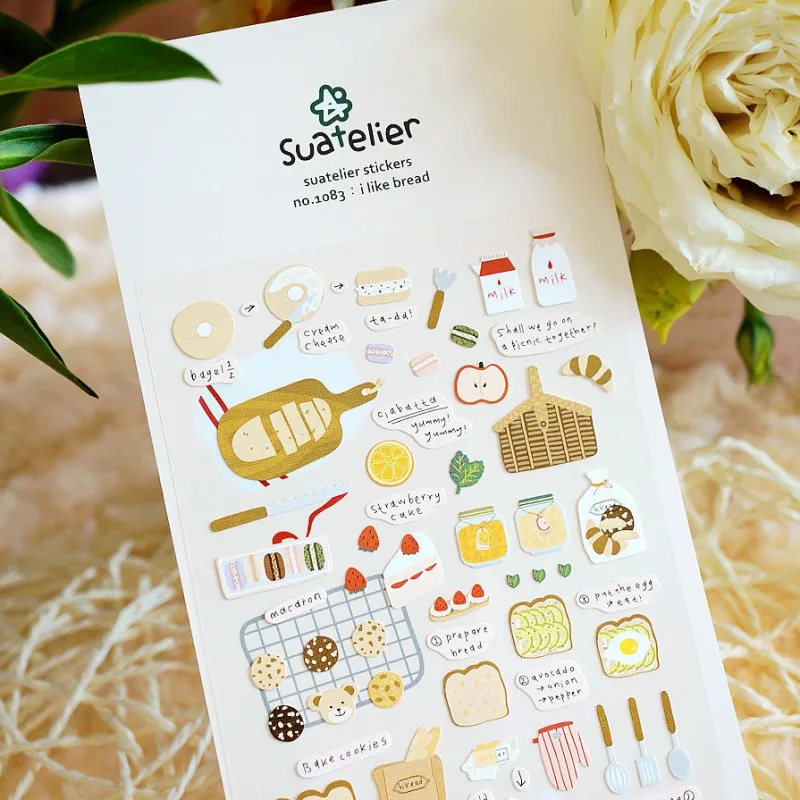 Suatelier I like Bread Sticker DIY Scrapbooking Decorative Diary Journal Sticker Cute Cake Bake Accessories Hobbies Supplies
Suatelier I like Bread Sticker DIY Scrapbooking Decorative Diary Journal Sticker Cute Cake Bake Accessories Hobbies Supplies