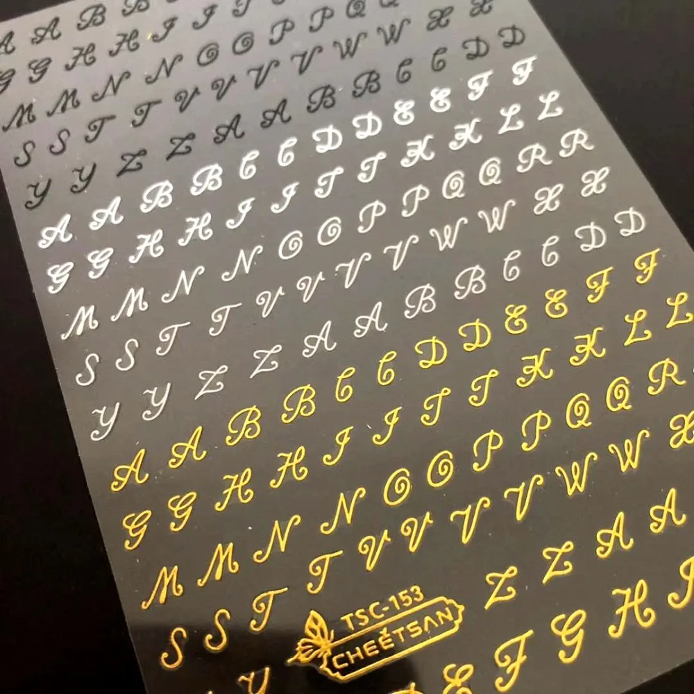 TSC series big size Tsc-153 LETTER 3d nail art stickers decal cheetsan brand template diy nail tool decorations
TSC series big size Tsc-153 LETTER 3d nail art stickers decal cheetsan brand template diy nail tool decorations