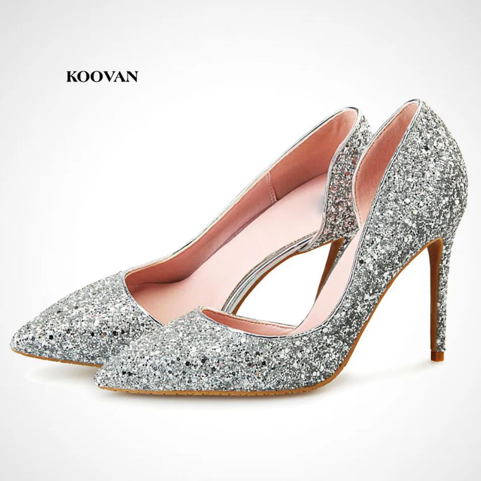 Koovan Women Pumps 2018 New Fashion Women Shoes Pointed High-heeled With Thin 10CM Gold Silver Sequins Sexy Women Wedding Shoes
Koovan Women Pumps 2018 New Fashion Women Shoes Pointed High-heeled With Thin 10CM Gold Silver Sequins Sexy Women Wedding Shoes