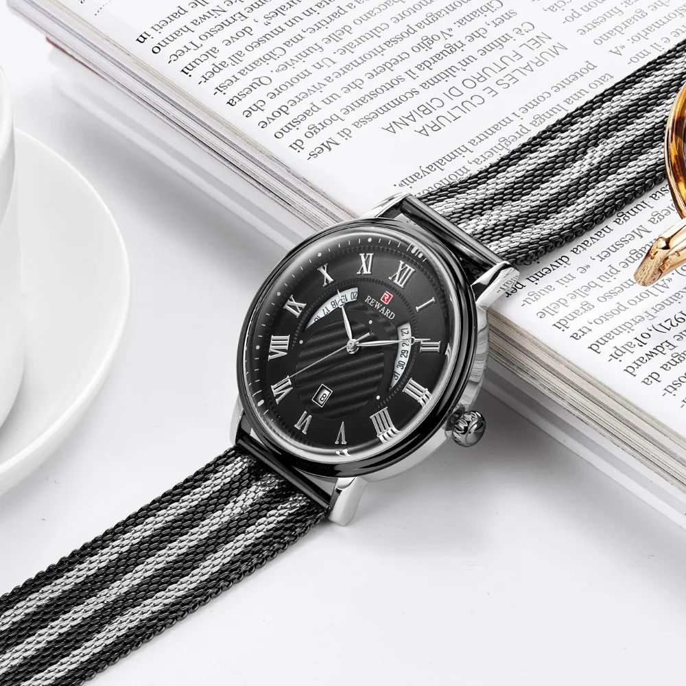REWARD Mens Watches Top Brand Luxury Ultra-thin Men Watch Waterproof Designer Business Men's Watch Fashion Auto Date Male Clock
REWARD Mens Watches Top Brand Luxury Ultra-thin Men Watch Waterproof Designer Business Men's Watch Fashion Auto Date Male Clock