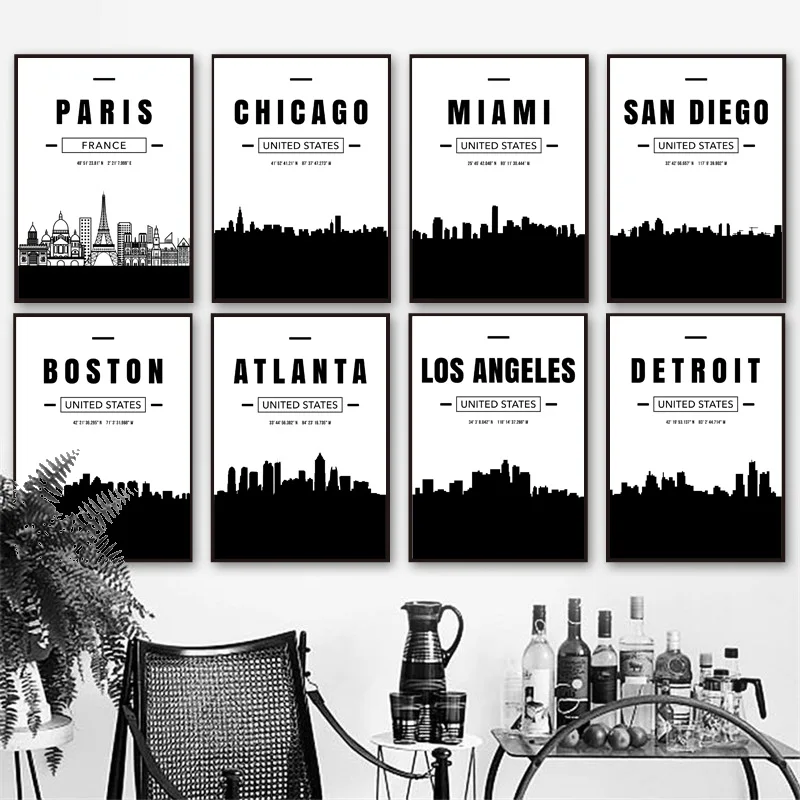Paris Miami Chicago Boston Atlanta Detroit City Map Wall Art Canvas Painting Nordic Posters And Prints Wall Pictures Living Room
Paris Miami Chicago Boston Atlanta Detroit City Map Wall Art Canvas Painting Nordic Posters And Prints Wall Pictures Living Room