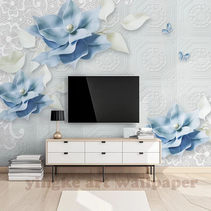 Custom Photo Mural Wallpaper North europe embossed back texture three-dimensional pearl flowers TV backgroumd 3d wallpaper
Custom Photo Mural Wallpaper North europe embossed back texture three-dimensional pearl flowers TV backgroumd 3d wallpaper