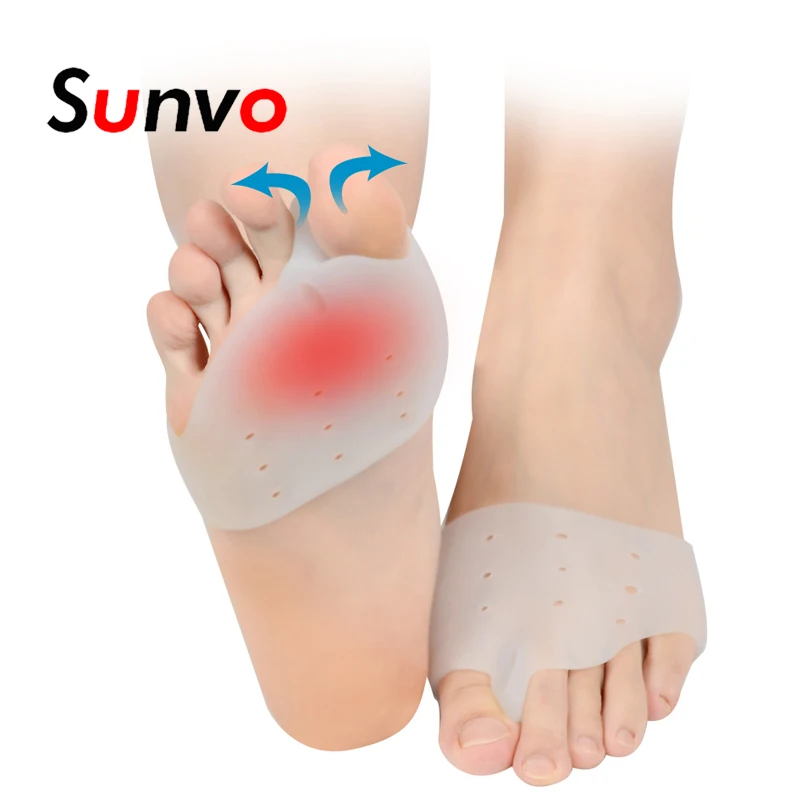 Sunvo 1 Pair Silicone Hallux Valgus Orthotic Insoles Toe Separator Toe Correction Cushion Forefoot Heel Apply to Bunonia Inserts
Sunvo 1 Pair Silicone Hallux Valgus Orthotic Insoles Toe Separator Toe Correction Cushion Forefoot Heel Apply to Bunonia Inserts
