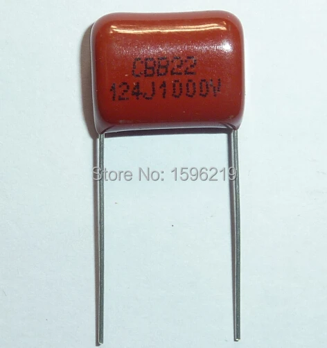 20 шт. Конденсатор CBB 124 1000V 124J 1KV 0 12 мкФ 120nF P15 CBB22 Металлизированный