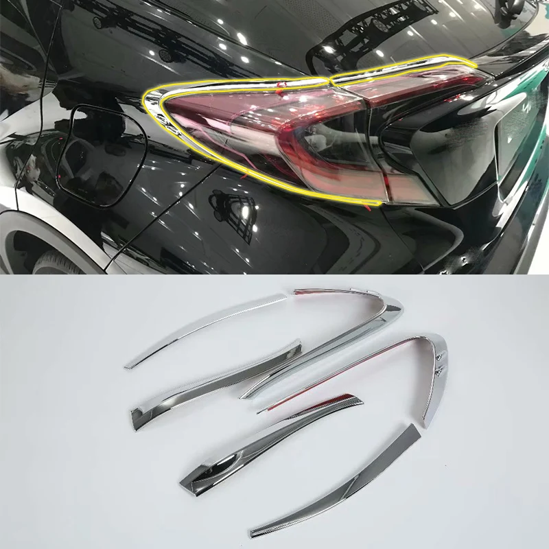 ABS chrome car accessories tail light cover Trim Car Styling For TOYOTA CH-R 2018
ABS chrome car accessories tail light cover Trim Car Styling For TOYOTA CH-R 2018