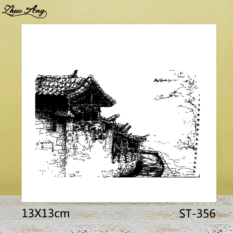 ZhuoAng Old house/ Ancient Temple Clear Stamps For DIY Scrapbooking/Card Making/Album Decorative Silicon Stamp Crafts
ZhuoAng Old house/ Ancient Temple Clear Stamps For DIY Scrapbooking/Card Making/Album Decorative Silicon Stamp Crafts