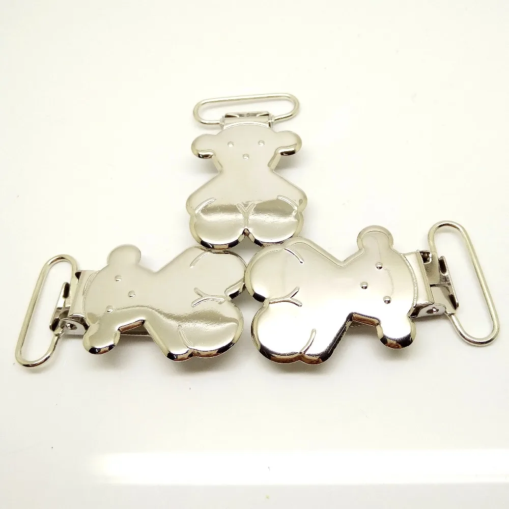 300pcs per lot 1" metal pacifier suspender clips bright nickel color wholesale enamel suspender clips
300pcs per lot 1" metal pacifier suspender clips bright nickel color wholesale enamel suspender clips