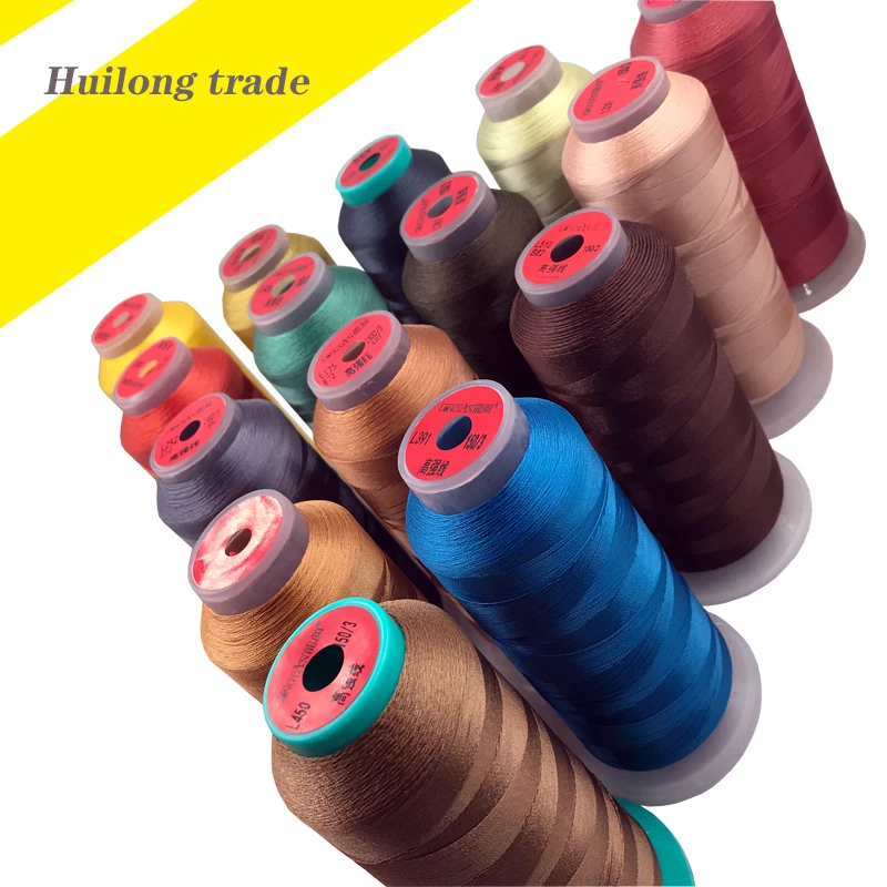 150D/3 high tenacity thread Sewing thread 2000 yards Hand sewing and machine patching Shoe and leather goodss accessorie
150D/3 high tenacity thread Sewing thread 2000 yards Hand sewing and machine patching Shoe and leather goodss accessorie