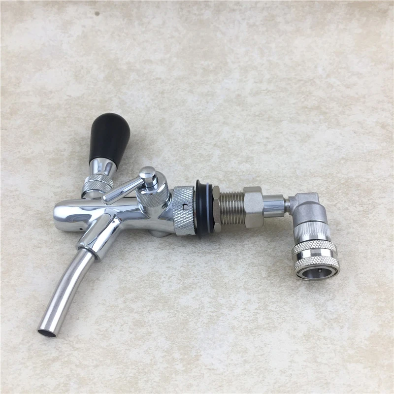 Adjustable Draft Beer Tap Faucet with Flow Controller Chrome Plating Shank with Stainless Steel 304 Liquid ball lock Tap Kit
Adjustable Draft Beer Tap Faucet with Flow Controller Chrome Plating Shank with Stainless Steel 304 Liquid ball lock Tap Kit