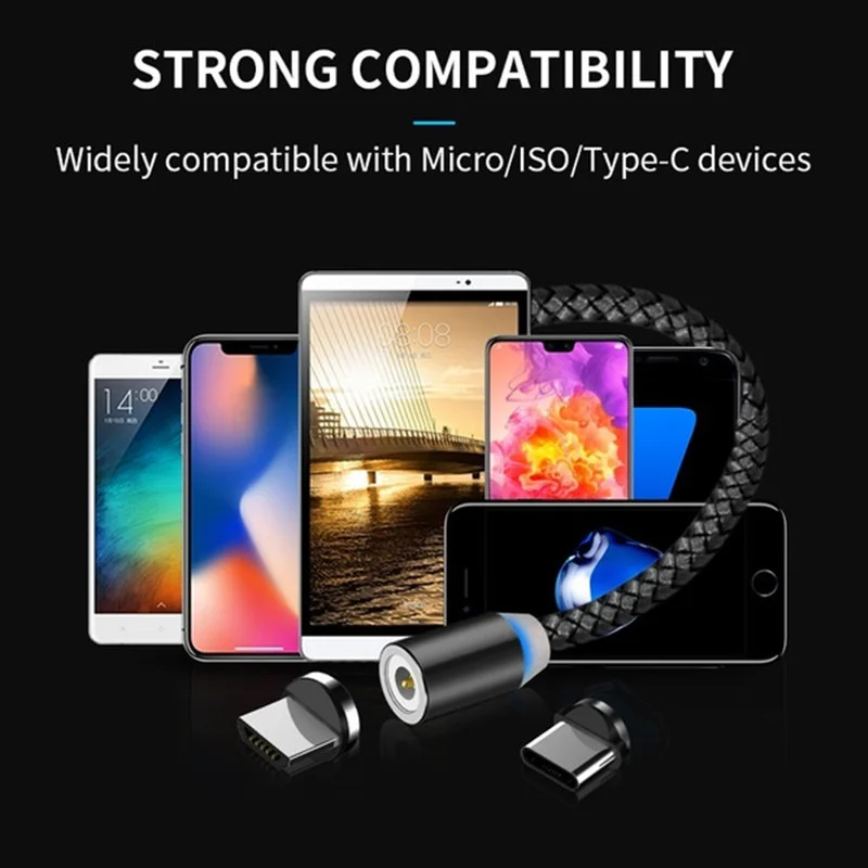 LED Magnetic USB Cable Charging USB Type C Cable Magnet Charger Data Charge Micro USB Cable for Samsung Xiaomi Huawei USB Cord
LED Magnetic USB Cable Charging USB Type C Cable Magnet Charger Data Charge Micro USB Cable for Samsung Xiaomi Huawei USB Cord