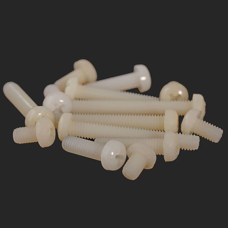 50Pcs M2 M2.5 M3 M4 White Plastic Nylon Round Pan Phillips Head Screw Bolt Hex Nut
50Pcs M2 M2.5 M3 M4 White Plastic Nylon Round Pan Phillips Head Screw Bolt Hex Nut