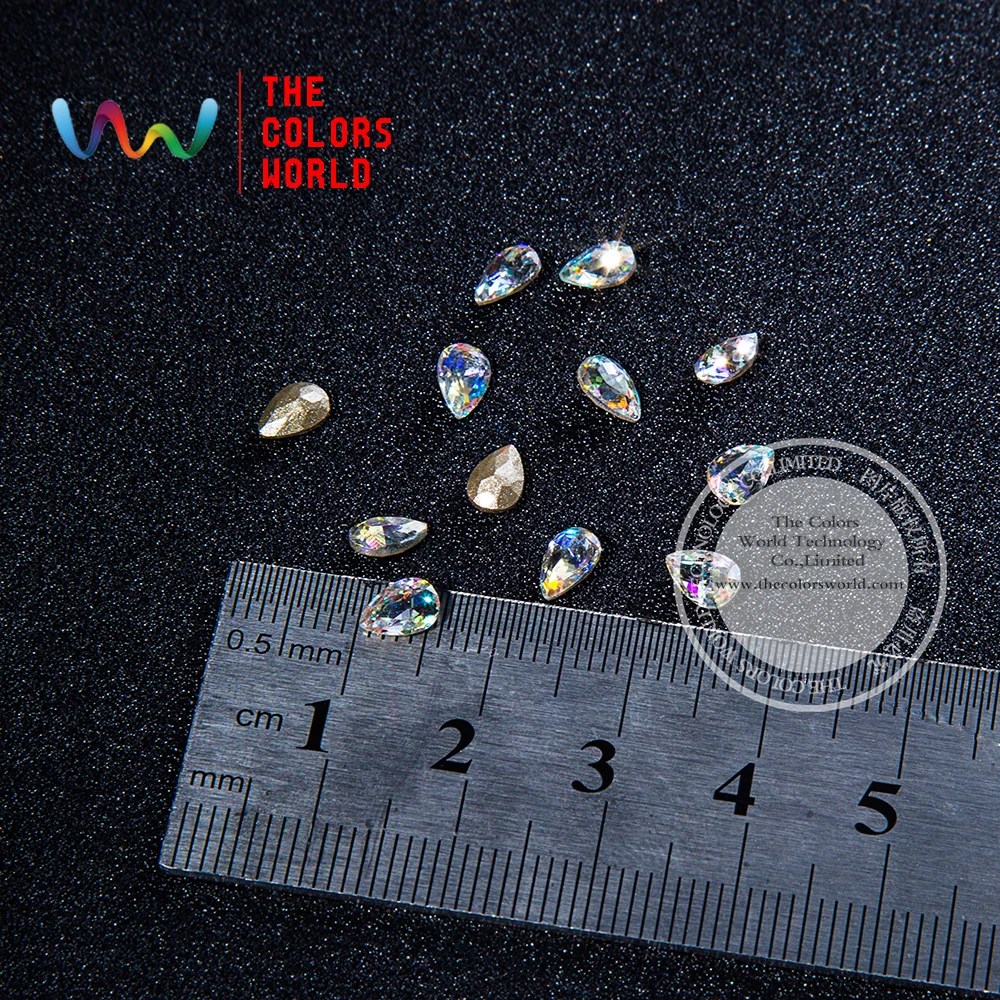 004 3D 4*6MM Drop Shape Clear Glitter Shinny Crystal Diamond for Nail Art Rhinestones Decorations DIY
004 3D 4*6MM Drop Shape Clear Glitter Shinny Crystal Diamond for Nail Art Rhinestones Decorations DIY