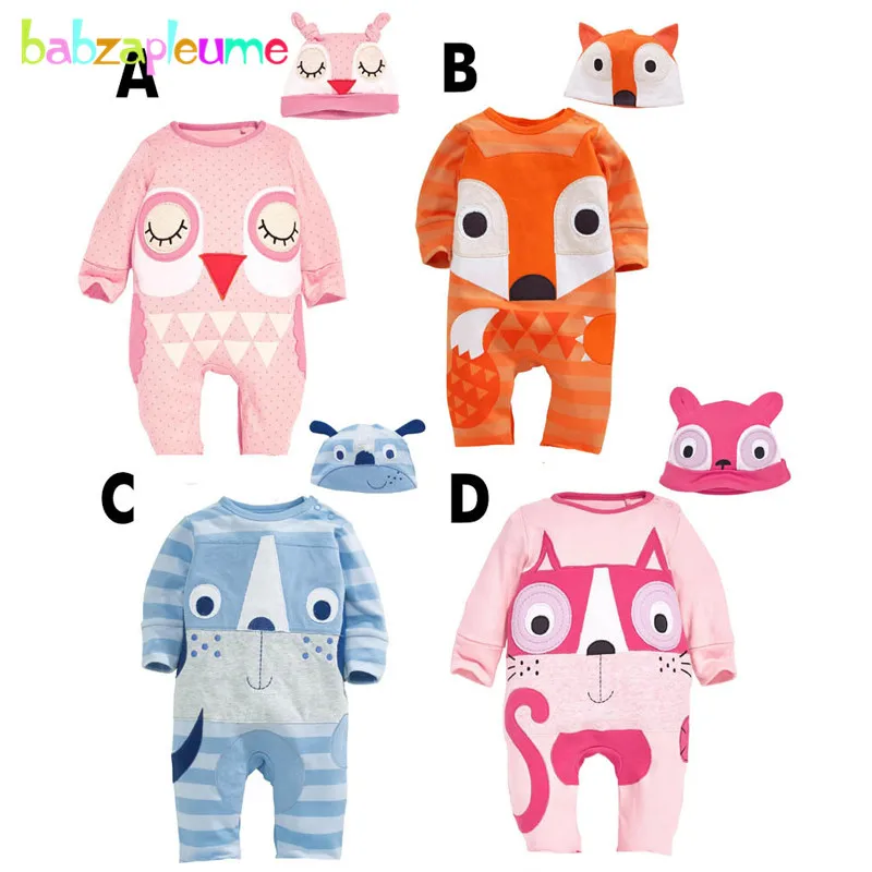 2PCS/Spring Autumn Baby Jumpsuit+Hats Cartoon Cute 100%Cotton Infant Rompers Newborn Clothing Set Baby Boys Girls Clothes BC1113
2PCS/Spring Autumn Baby Jumpsuit+Hats Cartoon Cute 100%Cotton Infant Rompers Newborn Clothing Set Baby Boys Girls Clothes BC1113