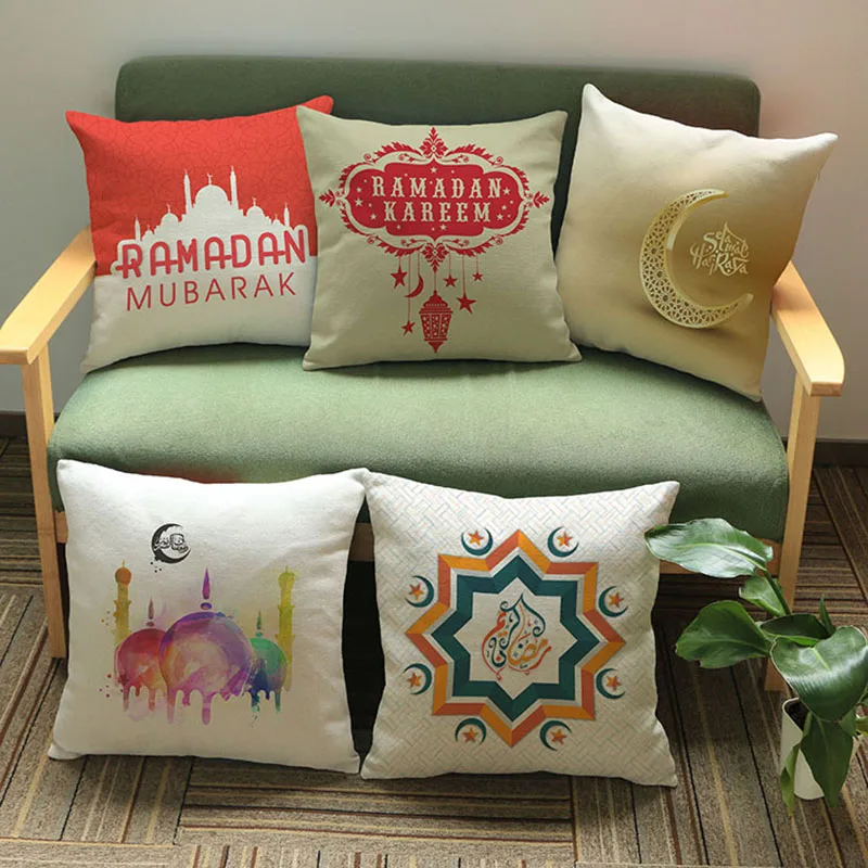 Islam Muslim Ramadan Kareem Eid Mubarak Religious Beliefs Pattern Pillow Case Sofa Chair Home Decoration Cushion Cover
Islam Muslim Ramadan Kareem Eid Mubarak Religious Beliefs Pattern Pillow Case Sofa Chair Home Decoration Cushion Cover