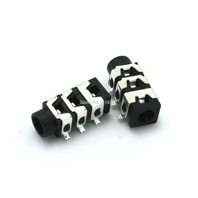 10PCS PJ-313D PJ313 SMD 6Pin SMT 3.5mm Female Audio Connector Stereo Black and Green Headphone Jack
10PCS PJ-313D PJ313 SMD 6Pin SMT 3.5mm Female Audio Connector Stereo Black and Green Headphone Jack