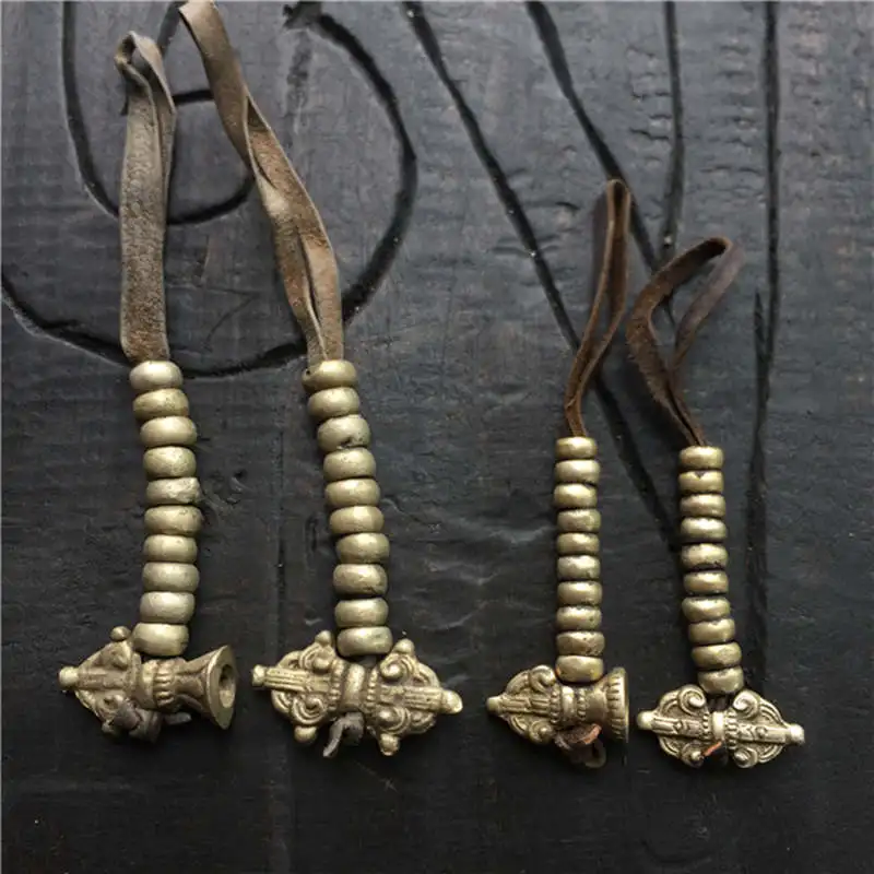 BRO898 Tibetan Malas Accessories Old Brass Golden Counter with Cow Leather Hand Counters Pair 7mm 8mm
BRO898 Tibetan Malas Accessories Old Brass Golden Counter with Cow Leather Hand Counters Pair 7mm 8mm