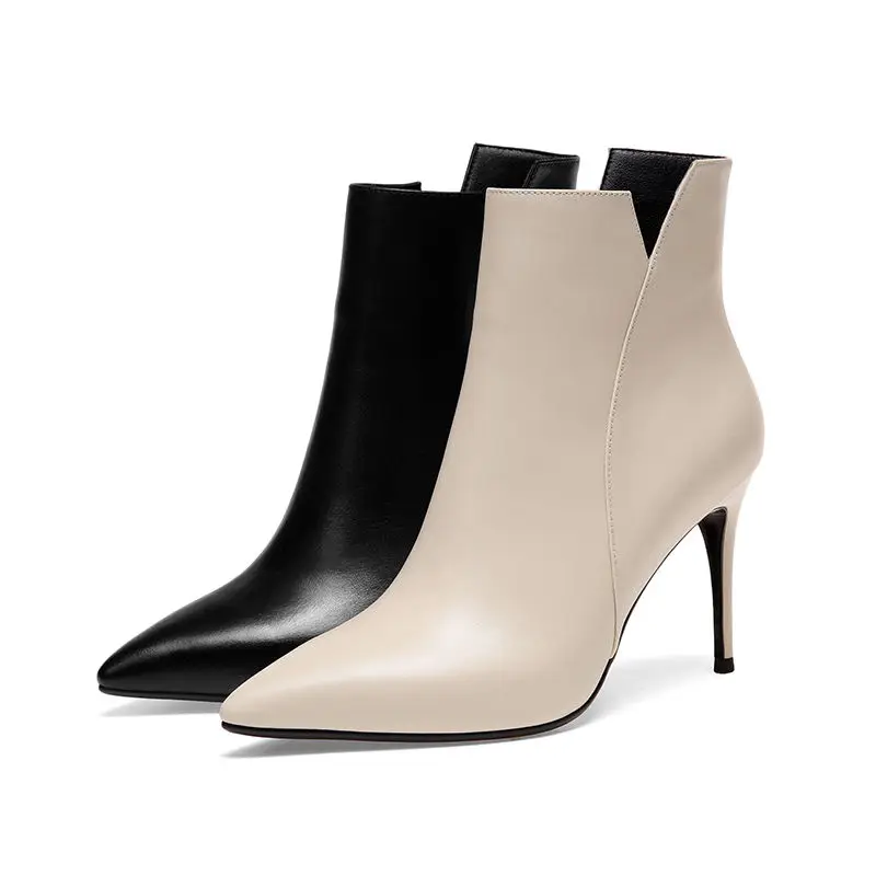 ASUMER 2020 NEW adult pointed ankle boots elegant fashion temperament women boots thin heels solid sexy genuine leather boots
ASUMER 2020 NEW adult pointed ankle boots elegant fashion temperament women boots thin heels solid sexy genuine leather boots