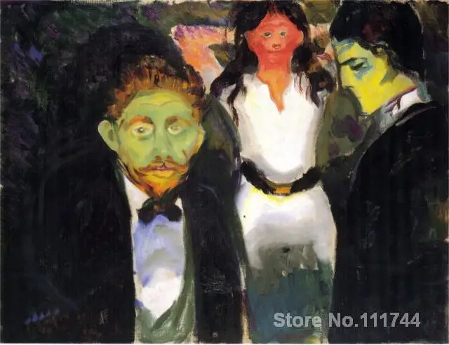 abstract modern art Jealousy by Edvard Munch paintings High quality Hand painted
abstract modern art Jealousy by Edvard Munch paintings High quality Hand painted