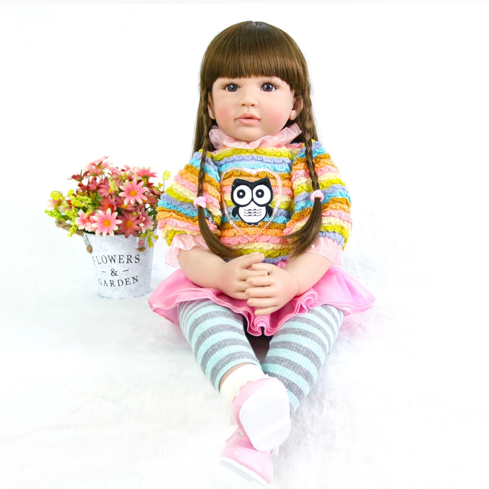 24" Silicone Reborn Toddler Baby Doll Toys 60cm beauty girl princess Like Alive Bebe reborn Brinquedos Collection Birthday Gift
24" Silicone Reborn Toddler Baby Doll Toys 60cm beauty girl princess Like Alive Bebe reborn Brinquedos Collection Birthday Gift