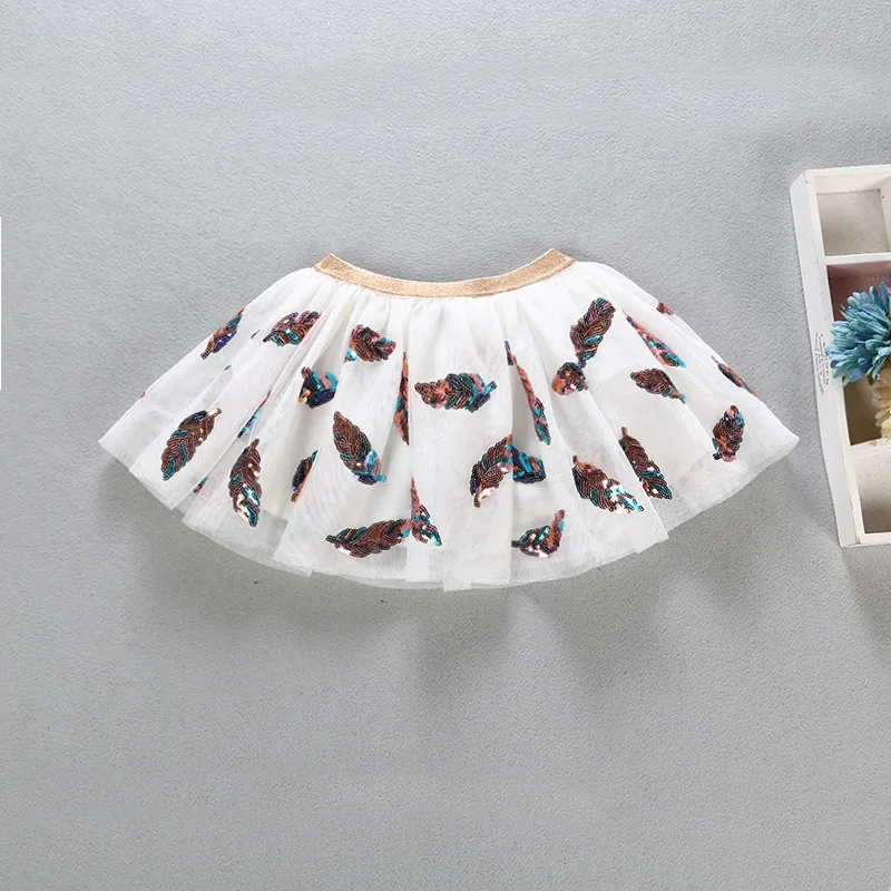 2018 летняя юбка для девочек Женская бальная модная Милая Детская сетчатая пачка