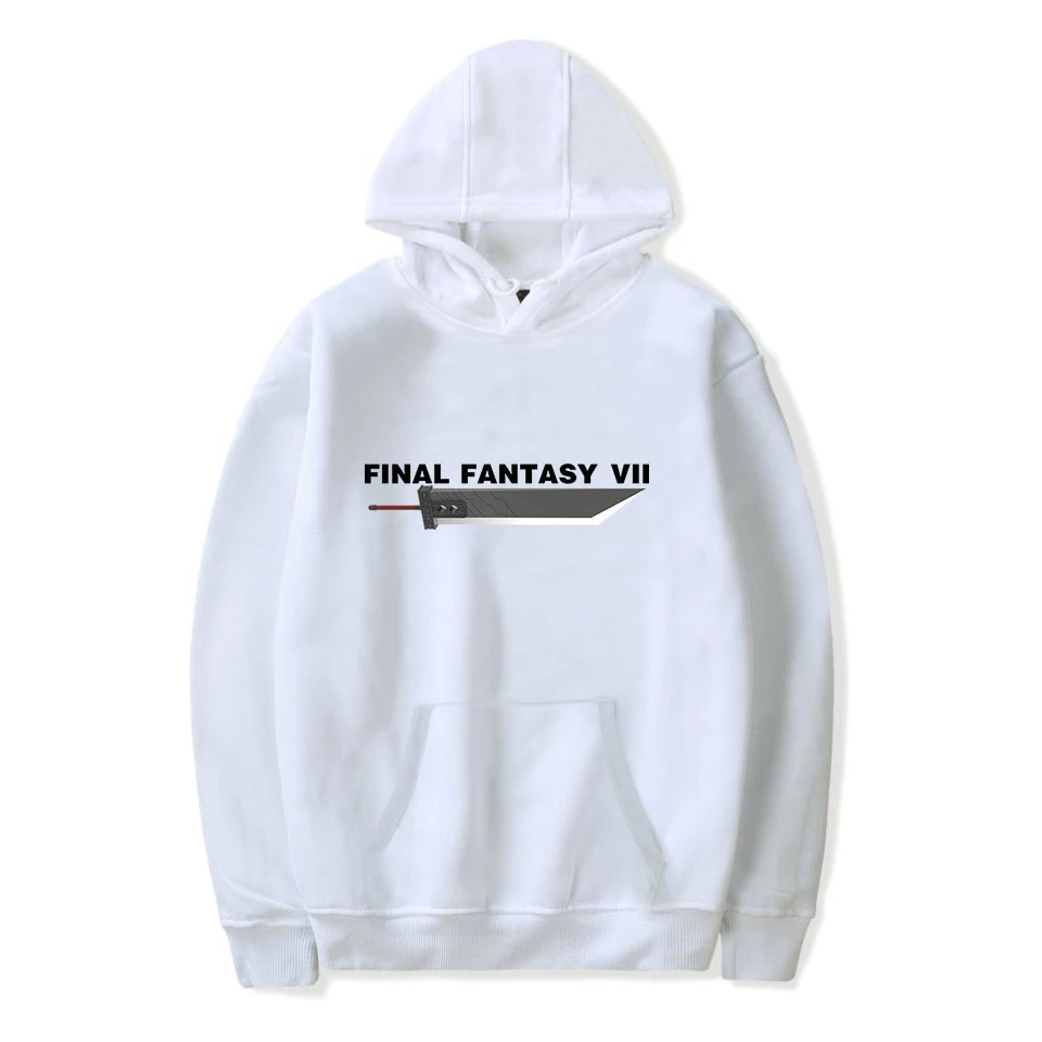 New Final Fantasy VII Hoodie Game Harajuku Leisure White Simple FF7 Hoodies Game Sweatshirt Cotton Keep Warm Hip Hop Clothes
New Final Fantasy VII Hoodie Game Harajuku Leisure White Simple FF7 Hoodies Game Sweatshirt Cotton Keep Warm Hip Hop Clothes