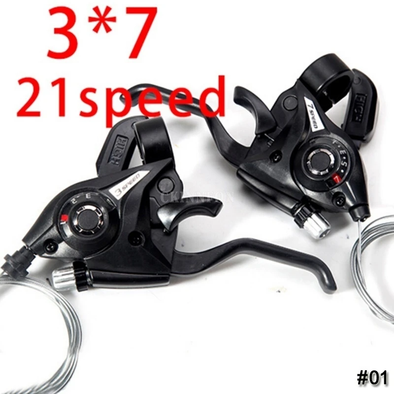 200Pcs/Lot 21 Speed Bicycle Shifter Brake Conjoined DIP Derailleurs Mountain Bike Road Handle Crank Levers MTB 3x7 Speed
200Pcs/Lot 21 Speed Bicycle Shifter Brake Conjoined DIP Derailleurs Mountain Bike Road Handle Crank Levers MTB 3x7 Speed
