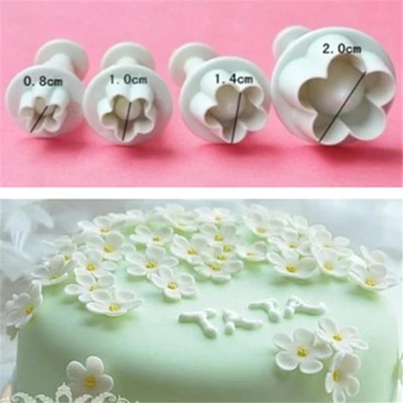 46pcs Sugarcraft Cake Decorating Tools Fondant Plunger Cutters Cookie Biscuit Mold Bakeware Accessories | Дом и сад