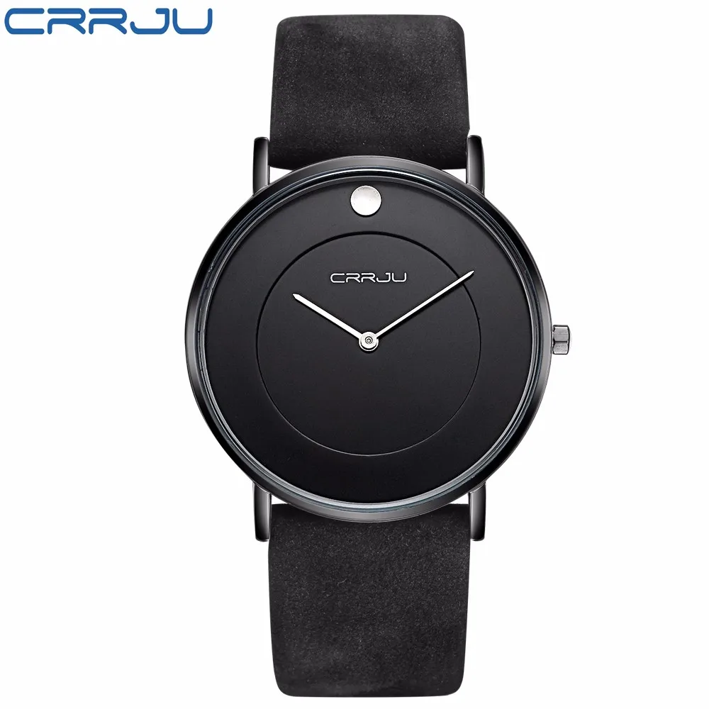 CRRJU New Brand Men Simple Sport Analog Quartz Watches with Black Leather Strap Fashion Men's Big Dial Clock Relogio Masculino
CRRJU New Brand Men Simple Sport Analog Quartz Watches with Black Leather Strap Fashion Men's Big Dial Clock Relogio Masculino