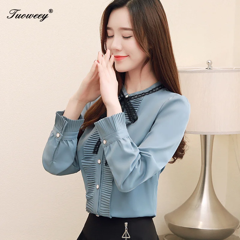 Fashion Women Blouses 2019 Chiffon Blouse shirt female Womens Tops and Blouses long sleeve office blouse women shirts
Fashion Women Blouses 2019 Chiffon Blouse shirt female Womens Tops and Blouses long sleeve office blouse women shirts