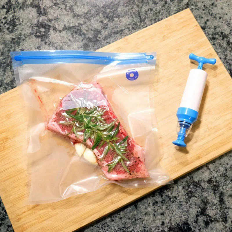 18PCS/Set Food Packaging Bag Vacuum Storage Bag Reusable Sealing Pocket With Air Pump Reusable Food Vacuum Sealer Bags
18PCS/Set Food Packaging Bag Vacuum Storage Bag Reusable Sealing Pocket With Air Pump Reusable Food Vacuum Sealer Bags