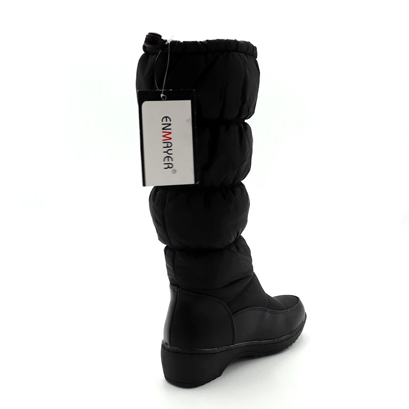 ENMAYER Fashion New Women Mild-calf Boots Wedges Down Winter Round Toe Warm Boots Platform Elastic Band Shoes Women Large Size
ENMAYER Fashion New Women Mild-calf Boots Wedges Down Winter Round Toe Warm Boots Platform Elastic Band Shoes Women Large Size