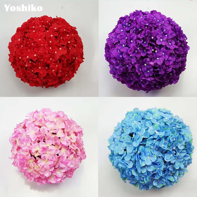 New 50Pcs Artificial Hydrangea Silk Flowers Decorative flower heads for diy Flower Ball Wedding Kissing Ball Pomander Decoration
New 50Pcs Artificial Hydrangea Silk Flowers Decorative flower heads for diy Flower Ball Wedding Kissing Ball Pomander Decoration