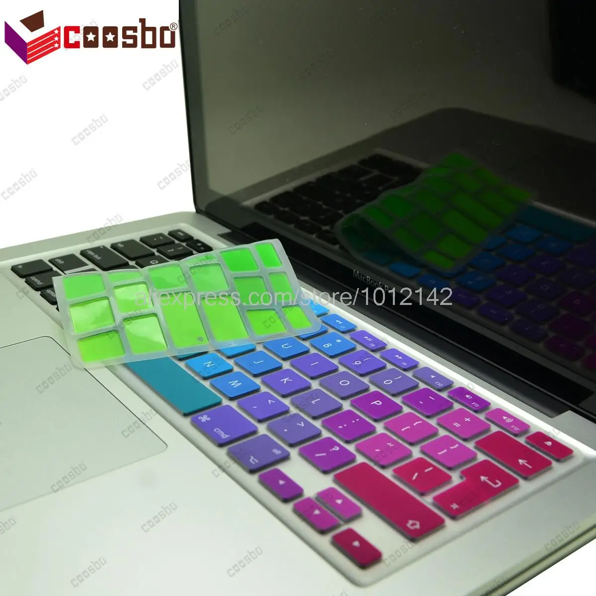 Цветная накладка на клавиатуру для Macbook Air Pro Retina Jpanese Thai Россия Испания Франция