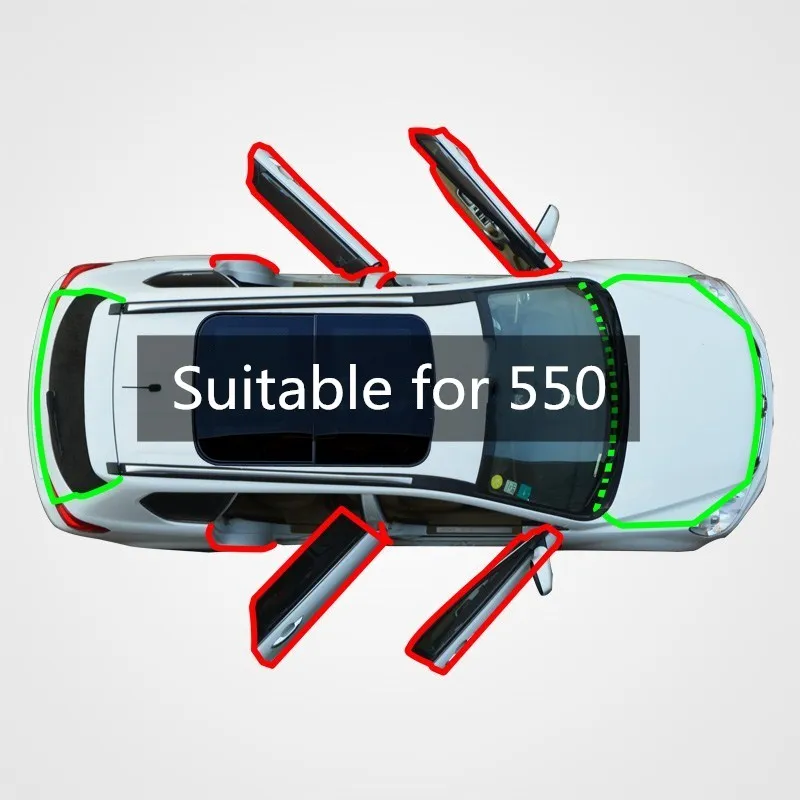 For the use of the roewe 550 car door sound-proof dust modified rubber sealing tape
For the use of the roewe 550 car door sound-proof dust modified rubber sealing tape