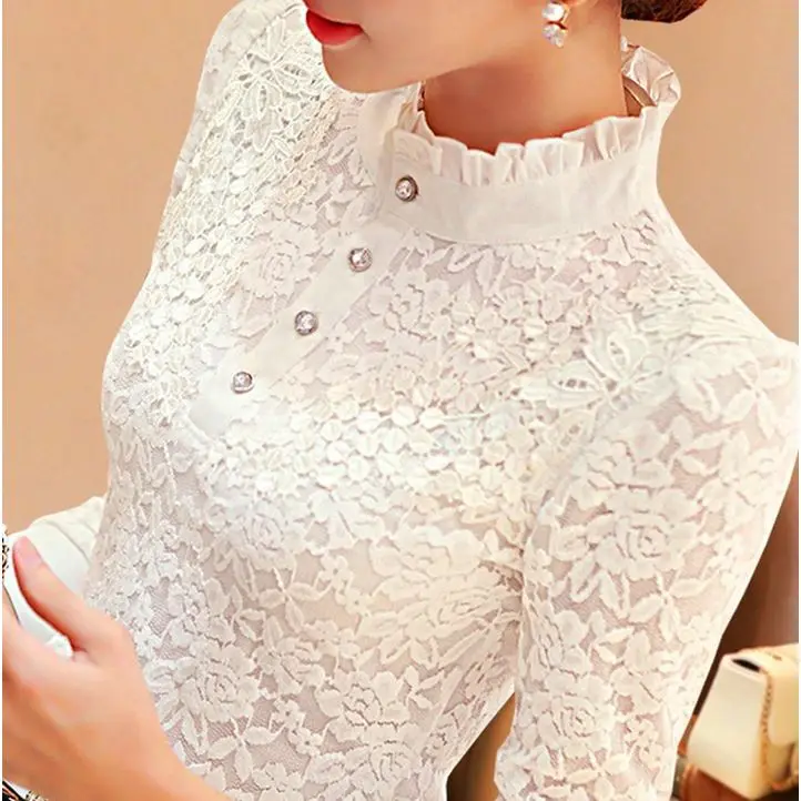 Top Femme Sale Autumn Winter Blouses For Women Long Sleeve Lace Floral Patchwork Blouse Shirts Casual Tops Blusas Plus Size 3XL
Top Femme Sale Autumn Winter Blouses For Women Long Sleeve Lace Floral Patchwork Blouse Shirts Casual Tops Blusas Plus Size 3XL