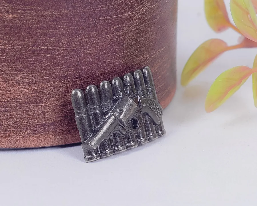 30pcs Antique Silver Gun Bullet Fasteners Rivet Leathercraft Decorative Concho Stud
30pcs Antique Silver Gun Bullet Fasteners Rivet Leathercraft Decorative Concho Stud