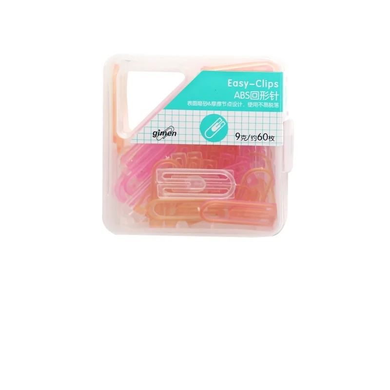 4 set/Lot Color paper clips Total 240 pcs plastic clip for file index book bookmarks Office accessories School supplies 6480
4 set/Lot Color paper clips Total 240 pcs plastic clip for file index book bookmarks Office accessories School supplies 6480