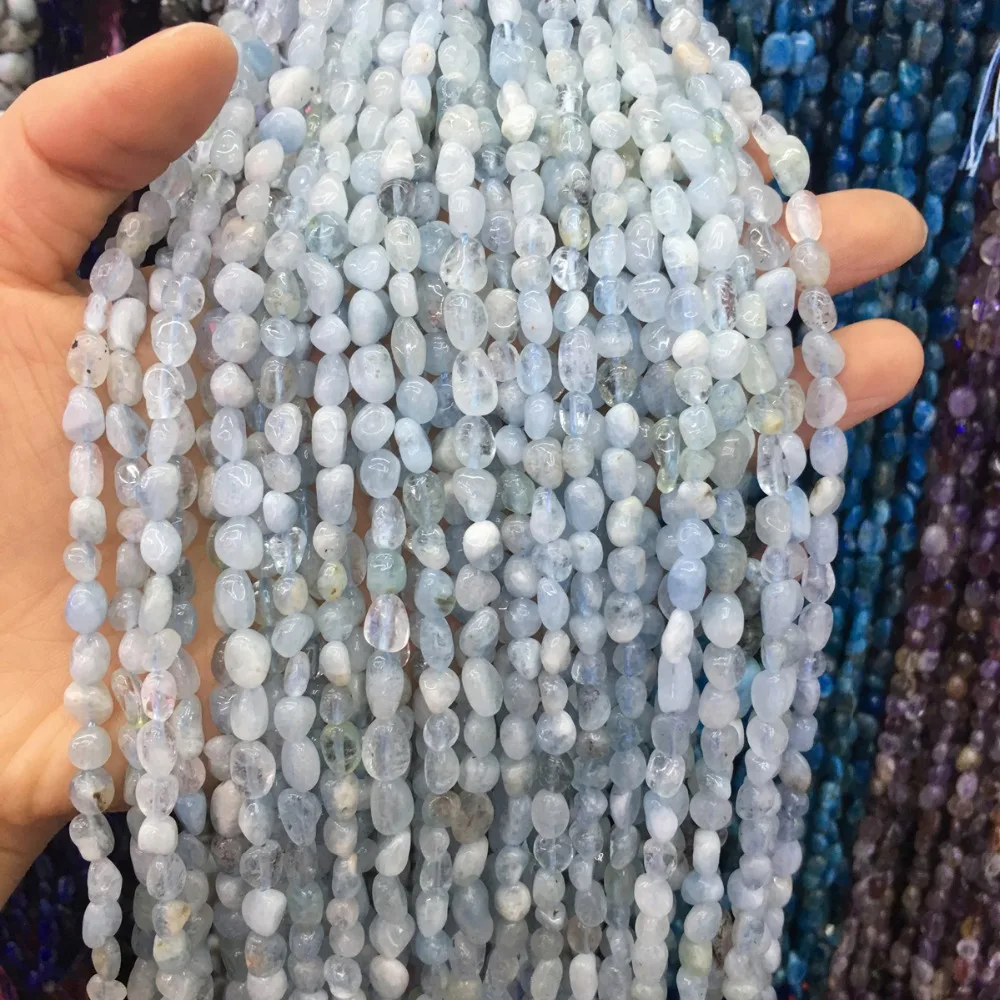 2020 new Aquamarinenatural stone loose beads DIY jewelry can be made necklace bracelet size: 6x8-8x10mm
2020 new Aquamarinenatural stone loose beads DIY jewelry can be made necklace bracelet size: 6x8-8x10mm
