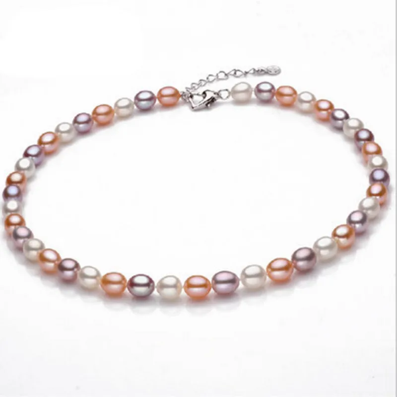 AAAAA Fashion Jewelry Natural Pearl Necklace 6-9mm Rice Pearl Jewelry Necklace For 925 sterling silver necklace For women
AAAAA Fashion Jewelry Natural Pearl Necklace 6-9mm Rice Pearl Jewelry Necklace For 925 sterling silver necklace For women
