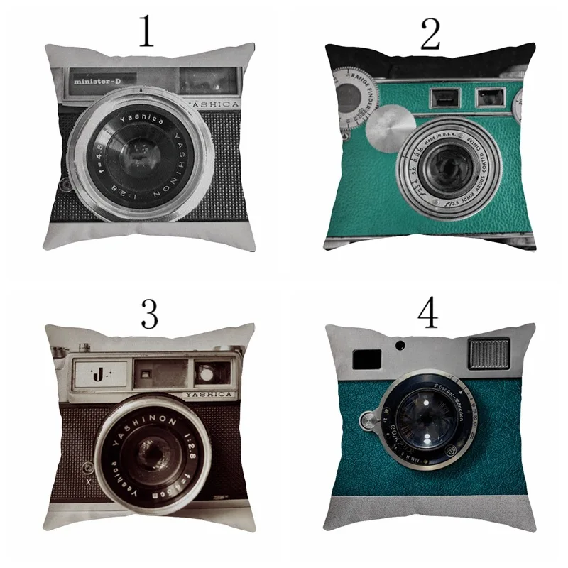 45x45 Cotton Linen Cushion Cover Cartoon Camera Series Office Home Sofa Mat Cushion Hold Pillow Case Sofa Bedroom Decorative
45x45 Cotton Linen Cushion Cover Cartoon Camera Series Office Home Sofa Mat Cushion Hold Pillow Case Sofa Bedroom Decorative