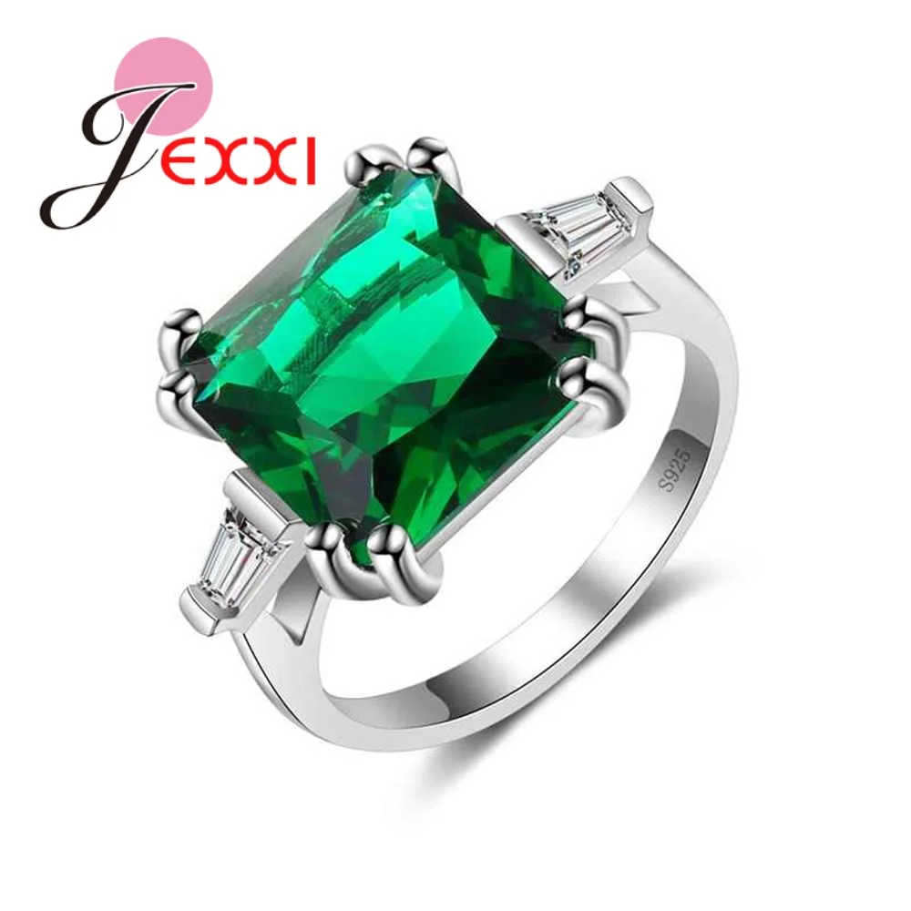 Aquare Cut Green Stone For Women 925 Sterling Silver Jewelry Ring Top Quality Party Gift Size 6-10 Casual Anel Anillo
Aquare Cut Green Stone For Women 925 Sterling Silver Jewelry Ring Top Quality Party Gift Size 6-10 Casual Anel Anillo