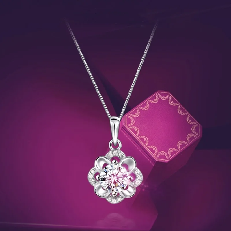 OMHXZJ Wholesale European Fashion Woman Girl Party Wedding Gift White Flower AAA Zircon 925 Sterling Silver Pendant Charm CA28
OMHXZJ Wholesale European Fashion Woman Girl Party Wedding Gift White Flower AAA Zircon 925 Sterling Silver Pendant Charm CA28