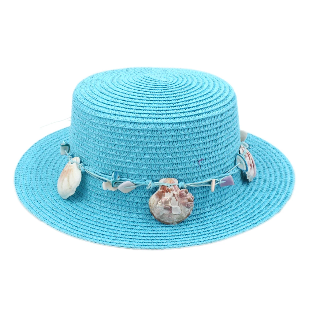 Mistdawn Summer Women Straw Boater Hat Beach Sailor Porkpie Hat Bowler Flat Top Sun Cap w/ DIY Shell Hatband Size 7 1/8
Mistdawn Summer Women Straw Boater Hat Beach Sailor Porkpie Hat Bowler Flat Top Sun Cap w/ DIY Shell Hatband Size 7 1/8