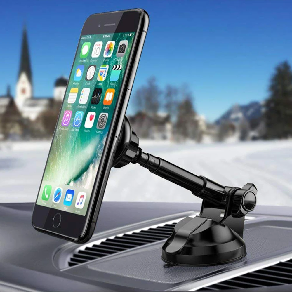 XMXCZKJ Universal 360 Rotation Magnet Car Windscreen Phone Holder Mobile Phone mount for Iphone XS Flexible Arm Phone stand
XMXCZKJ Universal 360 Rotation Magnet Car Windscreen Phone Holder Mobile Phone mount for Iphone XS Flexible Arm Phone stand